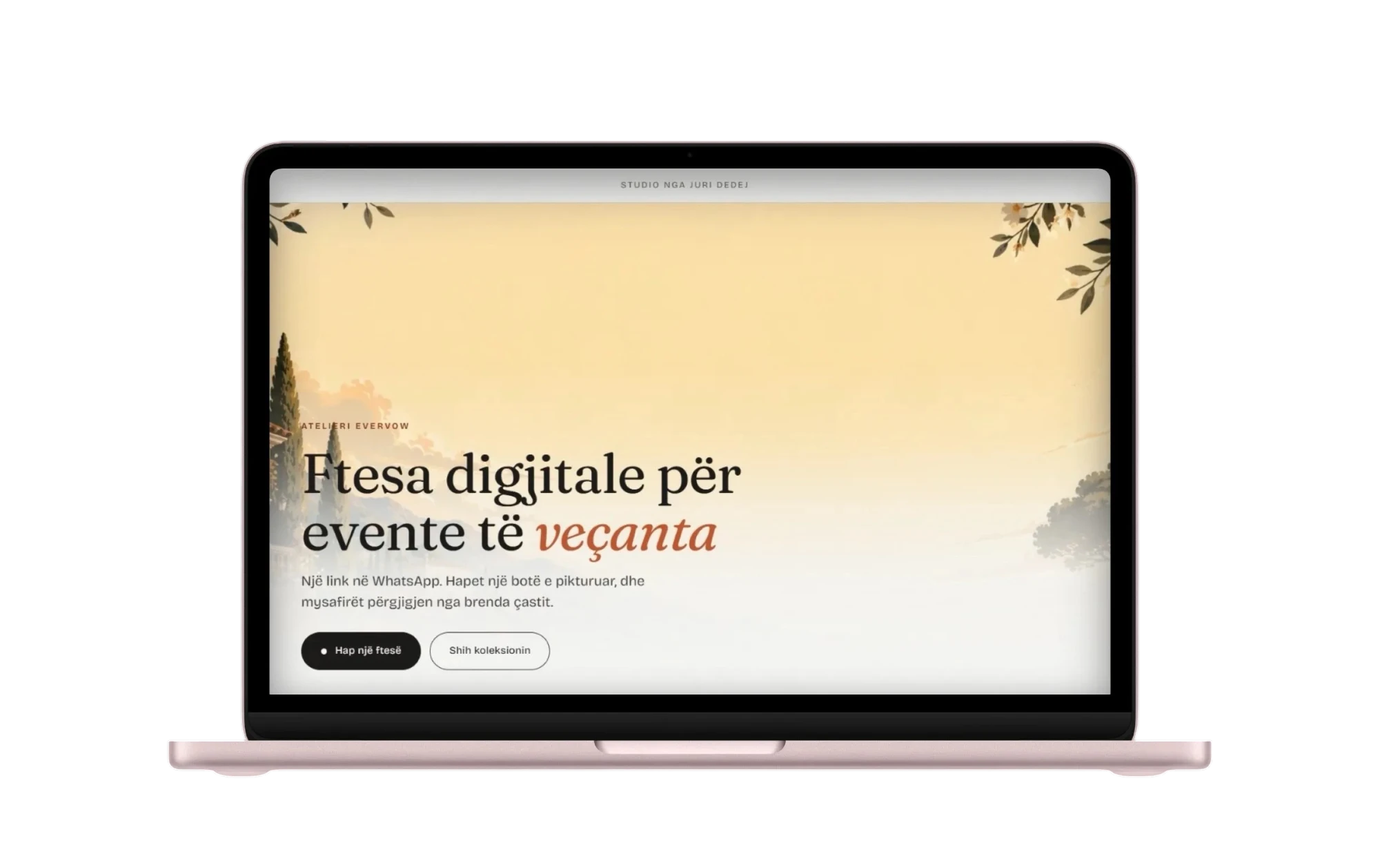 Evervow - digital invitations for special events